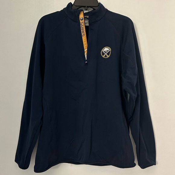 Buffalo Sabres Men’s Large 1/4 zip Pullover - Picture 1 of 5